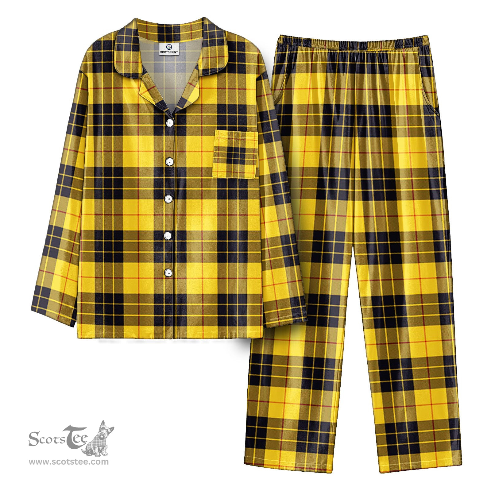 Scottish McLeod of Lewis Ancient Tartan Pajama Set - Tartan Plaid Pajamas Scottish Plaid Tartan Plaid - ScotsTee - scotstee.com