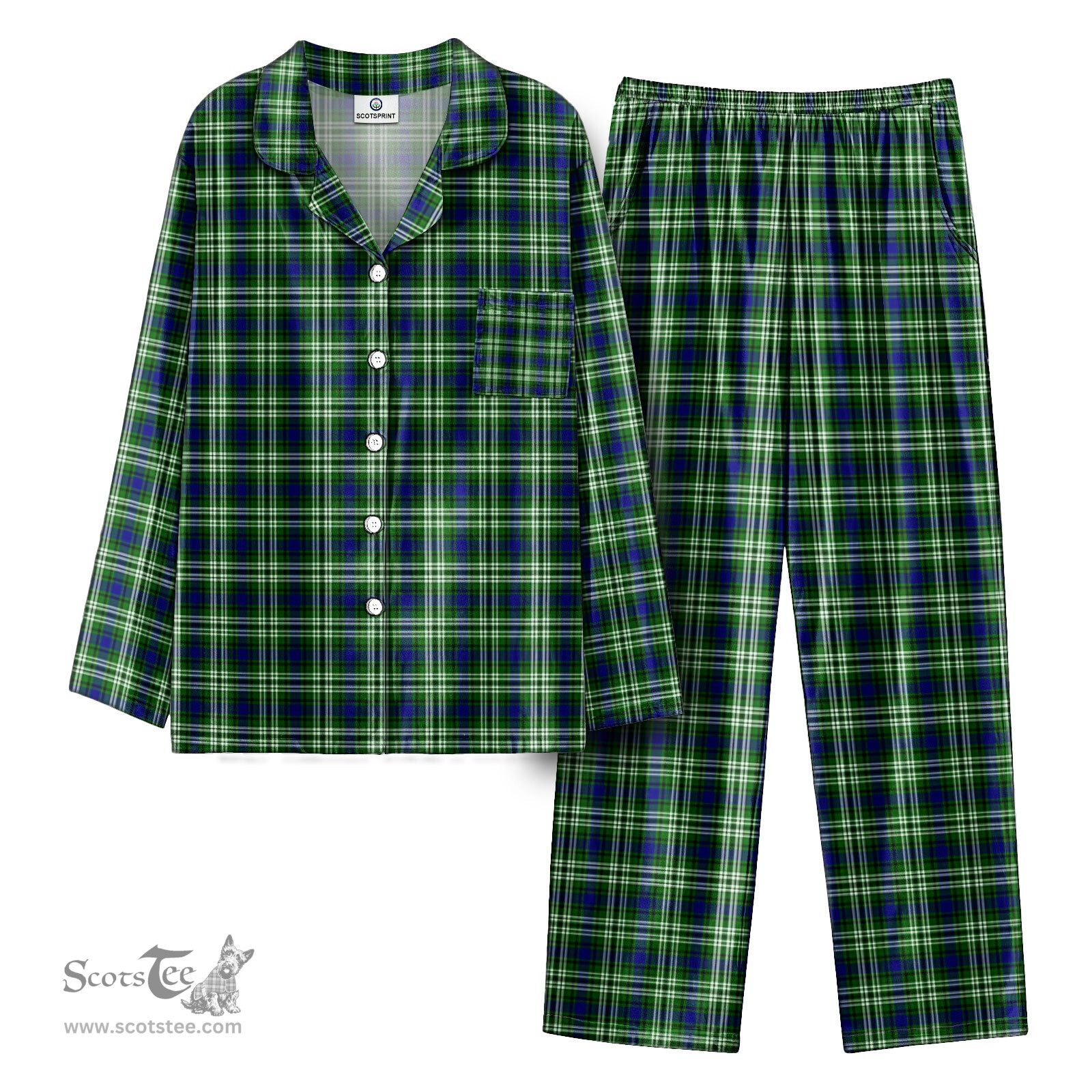 Scottish Swinton Tartan Pajama Set - Tartan Plaid Pajamas Scottish Plaid Tartan Plaid - ScotsTee - scotstee.com