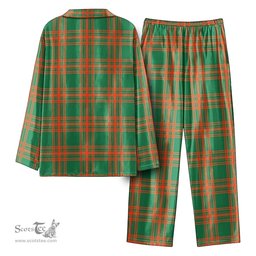 Scottish Menzies Green Ancient Tartan Pajama Set - Tartan Plaid Pajamas Scottish Plaid Tartan Plaid - ScotsTee - scotstee.com