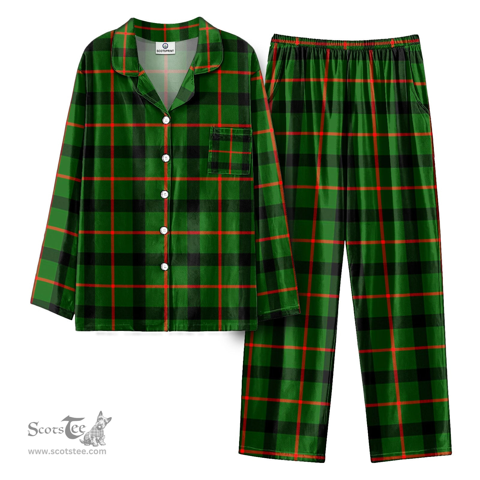 Scottish Kincaid Tartan Pajama Set - Tartan Plaid Pajamas Scottish Plaid Tartan Plaid - ScotsTee - scotstee.com