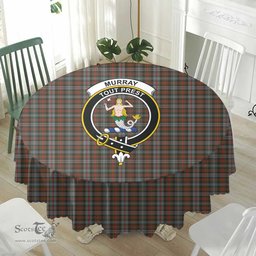 Scottish Murray of Atholl Weathered Crest Tartan Plaid Round Tablecloth Tartan Home Decor Scottish Plaid Tartan Plaid - ScotsTee - scotstee.com