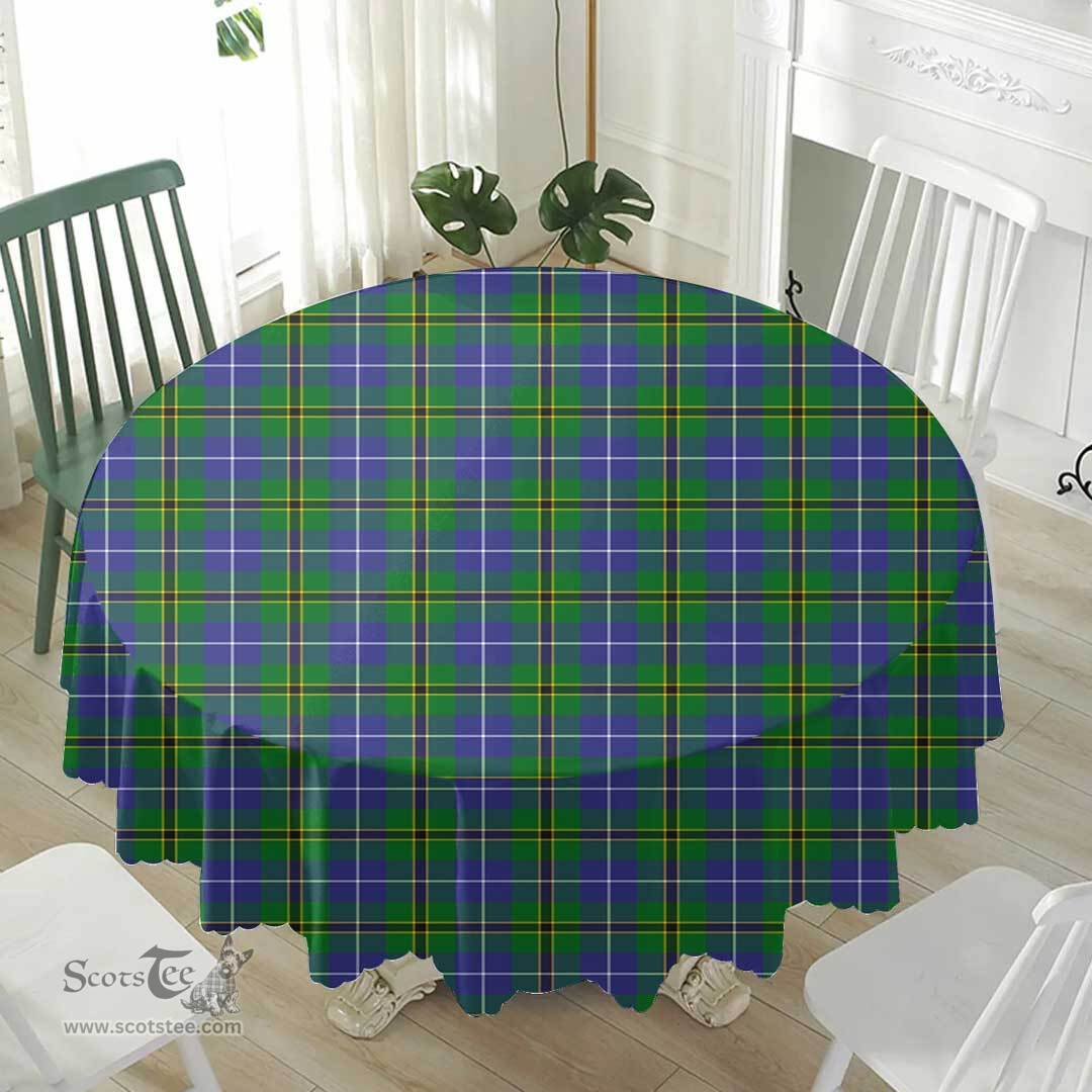 Scottish Turnbull Hunting Home Decor - Full Plaid Tartan Tablecloth Scottish Plaid Tartan Plaid - ScotsTee - scotstee.com