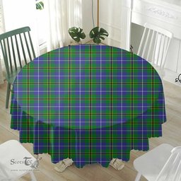 Scottish Turnbull Hunting Home Decor - Full Plaid Tartan Tablecloth Scottish Plaid Tartan Plaid - ScotsTee - scotstee.com