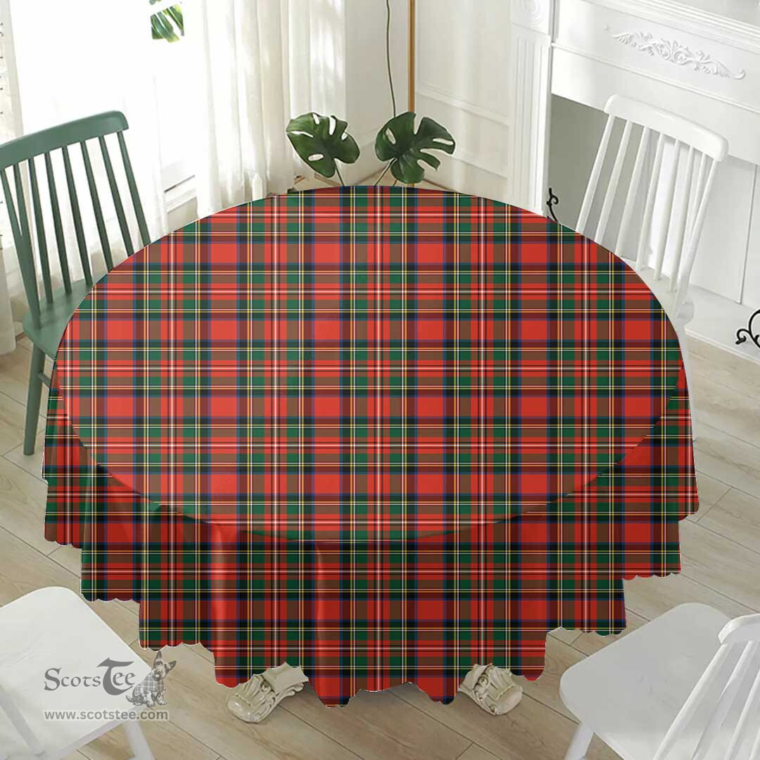 Scottish Stewart Royal Modern Home Decor - Full Plaid Tartan Tablecloth Scottish Plaid Tartan Plaid - ScotsTee - scotstee.com