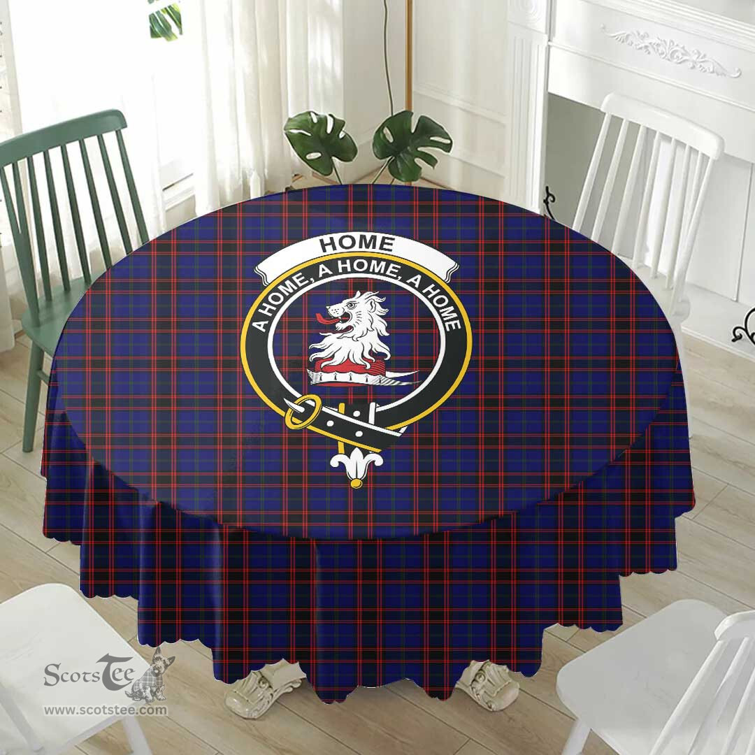 Scottish Home Modern Crest Tartan Plaid Round Tablecloth Tartan Home Decor Scottish Plaid Tartan Plaid - ScotsTee - scotstee.com