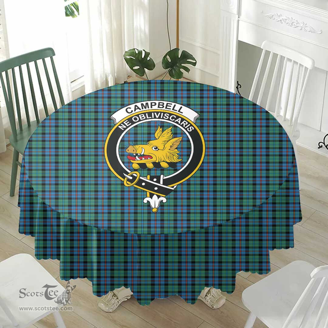 Scottish Campbell of Cawdor Ancient Crest Tartan Plaid Round Tablecloth Tartan Home Decor Scottish Plaid Tartan Plaid - ScotsTee - scotstee.com