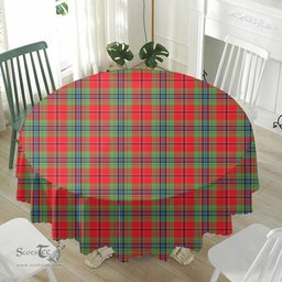 Scottish MacLean of Duart Modern Home Decor - Full Plaid Tartan Tablecloth Scottish Plaid Tartan Plaid - ScotsTee - scotstee.com