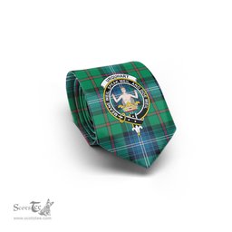 Scottish Urquhart Ancient Tartan Tie with Family Crest Tartan Plaid NeckTie Scottish Plaid Tartan Plaid - ScotsTee - scotstee.com