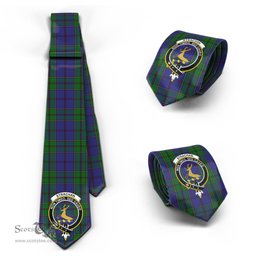 Scottish Strachan Tartan Tie with Family Crest Tartan Plaid NeckTie Scottish Plaid Tartan Plaid - ScotsTee - scotstee.com