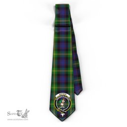 Scottish Watson Tartan Tie with Family Crest Tartan Plaid NeckTie Scottish Plaid Tartan Plaid - ScotsTee - scotstee.com