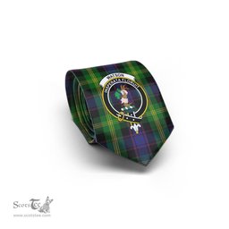 Scottish Watson Tartan Tie with Family Crest Tartan Plaid NeckTie Scottish Plaid Tartan Plaid - ScotsTee - scotstee.com