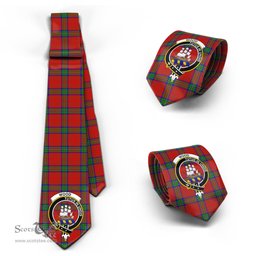 Scottish Wood Dress Tartan Tie with Family Crest Tartan Plaid NeckTie Scottish Plaid Tartan Plaid - ScotsTee - scotstee.com