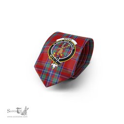 Scottish Spens Tartan Tie with Family Crest Tartan Plaid NeckTie Scottish Plaid Tartan Plaid - ScotsTee - scotstee.com