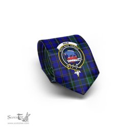 Scottish Weir Tartan Tie with Family Crest Tartan Plaid NeckTie Scottish Plaid Tartan Plaid - ScotsTee - scotstee.com