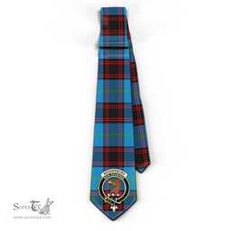 Scottish Wedderburn Tartan Tie with Family Crest Tartan Plaid NeckTie Scottish Plaid Tartan Plaid - ScotsTee - scotstee.com