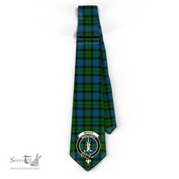 Scottish McCoy Tartan Tie with Family Crest Tartan Plaid NeckTie Scottish Plaid Tartan Plaid - ScotsTee - scotstee.com