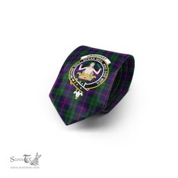 Scottish Urquhart Tartan Tie with Family Crest Tartan Plaid NeckTie Scottish Plaid Tartan Plaid - ScotsTee - scotstee.com