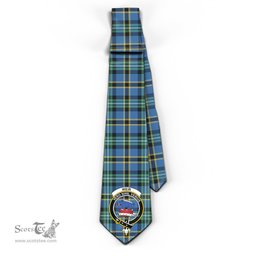 Scottish Weir Ancient Tartan Tie with Family Crest Tartan Plaid NeckTie Scottish Plaid Tartan Plaid - ScotsTee - scotstee.com