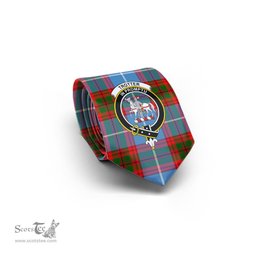 Scottish Trotter Tartan Tie with Family Crest Tartan Plaid NeckTie Scottish Plaid Tartan Plaid - ScotsTee - scotstee.com