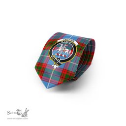 Scottish Trotter Tartan Tie with Family Crest Tartan Plaid NeckTie Scottish Plaid Tartan Plaid - ScotsTee - scotstee.com