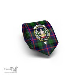 Scottish Urquhart Modern Tartan Tie with Family Crest Tartan Plaid NeckTie Scottish Plaid Tartan Plaid - ScotsTee - scotstee.com