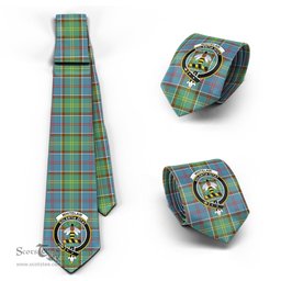 Scottish Whitelaw Tartan Tie with Family Crest Tartan Plaid NeckTie Scottish Plaid Tartan Plaid - ScotsTee - scotstee.com