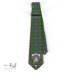 Scottish Strange of Balkaskie Tartan Tie with Family Crest Tartan Plaid NeckTie Scottish Plaid Tartan Plaid - ScotsTee - scotstee.com