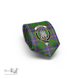 Scottish Strange of Balkaskie Tartan Tie with Family Crest Tartan Plaid NeckTie Scottish Plaid Tartan Plaid - ScotsTee - scotstee.com