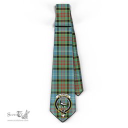 Scottish Walkinshaw Tartan Tie with Family Crest Tartan Plaid NeckTie Scottish Plaid Tartan Plaid - ScotsTee - scotstee.com
