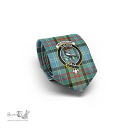 Scottish Walkinshaw Tartan Tie with Family Crest Tartan Plaid NeckTie Scottish Plaid Tartan Plaid - ScotsTee - scotstee.com