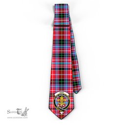 Scottish Udny Tartan Tie with Family Crest Tartan Plaid NeckTie Scottish Plaid Tartan Plaid - ScotsTee - scotstee.com