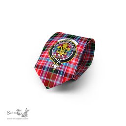 Scottish Udny Tartan Tie with Family Crest Tartan Plaid NeckTie Scottish Plaid Tartan Plaid - ScotsTee - scotstee.com