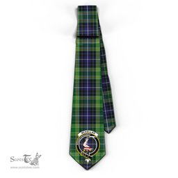 Scottish McKellar Tartan Tie with Family Crest Tartan Plaid NeckTie Scottish Plaid Tartan Plaid - ScotsTee - scotstee.com