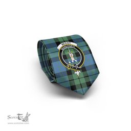Scottish McCoy Ancient Tartan Tie with Family Crest Tartan Plaid NeckTie Scottish Plaid Tartan Plaid - ScotsTee - scotstee.com