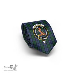 Scottish Sutherland Tartan Tie with Family Crest Tartan Plaid NeckTie Scottish Plaid Tartan Plaid - ScotsTee - scotstee.com