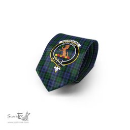 Scottish Sutherland Tartan Tie with Family Crest Tartan Plaid NeckTie Scottish Plaid Tartan Plaid - ScotsTee - scotstee.com