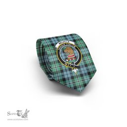 Scottish Melville Ancient Tartan Tie with Family Crest Tartan Plaid NeckTie Scottish Plaid Tartan Plaid - ScotsTee - scotstee.com