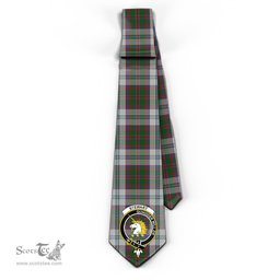 Scottish Stewart of Appin Dress Tartan Tie with Family Crest Tartan Plaid NeckTie Scottish Plaid Tartan Plaid - ScotsTee - scotstee.com