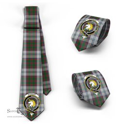 Scottish Stewart of Appin Dress Tartan Tie with Family Crest Tartan Plaid NeckTie Scottish Plaid Tartan Plaid - ScotsTee - scotstee.com