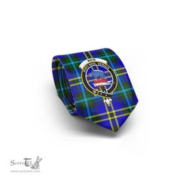 Scottish Weir Modern Tartan Tie with Family Crest Tartan Plaid NeckTie Scottish Plaid Tartan Plaid - ScotsTee - scotstee.com