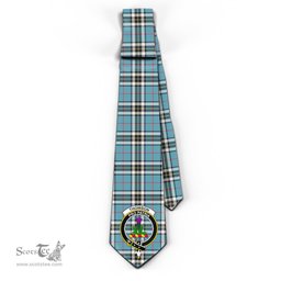 Scottish Thomson Tartan Tie with Family Crest Tartan Plaid NeckTie Scottish Plaid Tartan Plaid - ScotsTee - scotstee.com