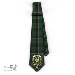 Scottish Sinclair Hunting Tartan Tie with Family Crest Tartan Plaid NeckTie Scottish Plaid Tartan Plaid - ScotsTee - scotstee.com