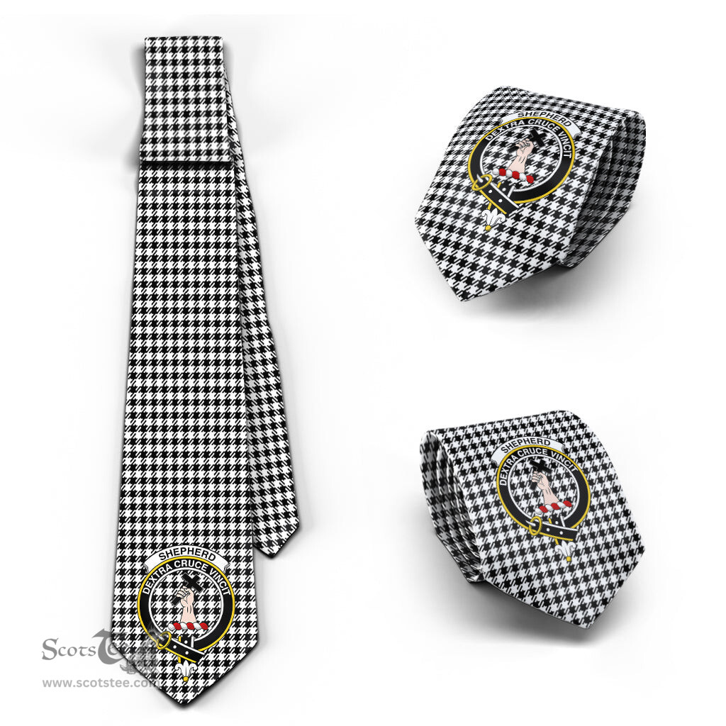 Scottish Shepherd Tartan Tie with Family Crest Tartan Plaid NeckTie Scottish Plaid Tartan Plaid - ScotsTee - scotstee.com