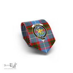 Scottish Newton Tartan Tie with Family Crest Tartan Plaid NeckTie Scottish Plaid Tartan Plaid - ScotsTee - scotstee.com