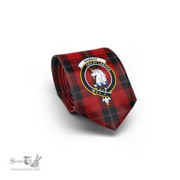 Scottish Ramsay Tartan Tie with Family Crest Tartan Plaid NeckTie Scottish Plaid Tartan Plaid - ScotsTee - scotstee.com