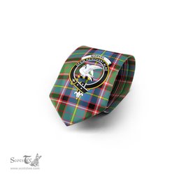 Scottish Norvel Tartan Tie with Family Crest Tartan Plaid NeckTie Scottish Plaid Tartan Plaid - ScotsTee - scotstee.com