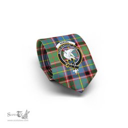 Scottish Norvel Tartan Tie with Family Crest Tartan Plaid NeckTie Scottish Plaid Tartan Plaid - ScotsTee - scotstee.com