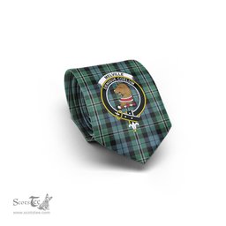 Scottish Melville Tartan Tie with Family Crest Tartan Plaid NeckTie Scottish Plaid Tartan Plaid - ScotsTee - scotstee.com