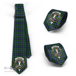 Scottish Robertson Hunting Tartan Tie with Family Crest Tartan Plaid NeckTie Scottish Plaid Tartan Plaid - ScotsTee - scotstee.com