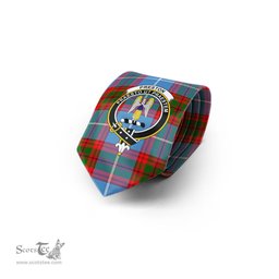Scottish Preston Tartan Tie with Family Crest Tartan Plaid NeckTie Scottish Plaid Tartan Plaid - ScotsTee - scotstee.com